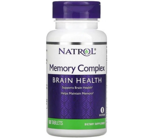 Витамины для памяти Natrol Memory Complex Brain Health 60 таб