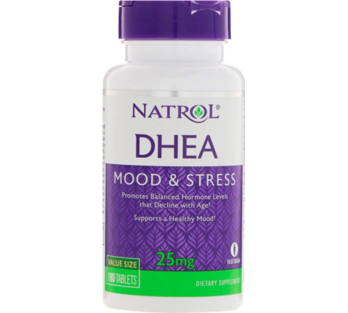 Дегидроэпиандростерон Natrol DHEA 25 мг 180 таб
