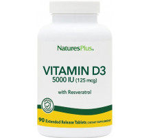 Вітамін D3 ультра Nature's Plus Ultra Vitamin D3 125 мкг 5000 МЕ 90 таб