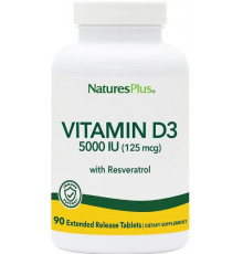Вітамін D3 ультра Nature's Plus Ultra Vitamin D3 125 мкг 5000 МЕ 90 таб