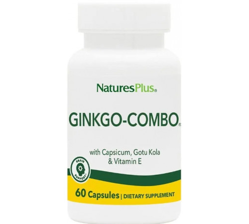 Гінкго Білоба комбо Nature's Plus Ginkgo-Combo 60 капс
