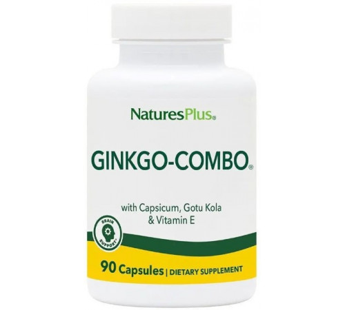 Гінкго білоба Nature's Plus Ginkgo-Combo 90 капсул