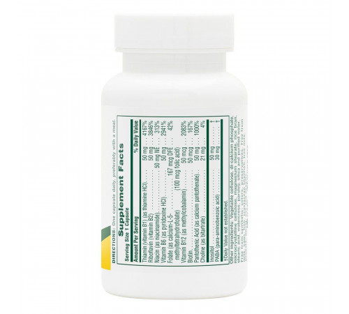 Витамины группы В-50 Nature's Plus Super B-50 60 капс