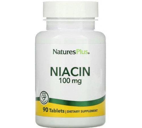 Ніацин Nature's Plus Niacin 100 мг 90 таб