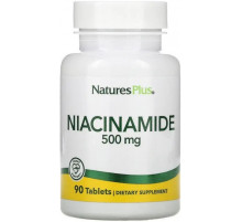 Ниацинамид Nature's Plus Niacinamide 500 мг 90 таб