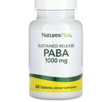ПАБК NaturesPlus PABA 1000 мг 60 таб