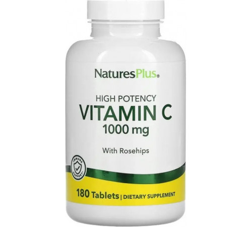 Вітамін C Nature's Plus Vitamin C 1000 мг 180 таб