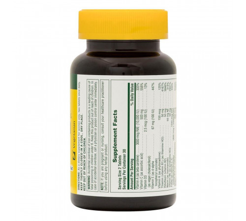 Мультивітаміни для жінок Nature's Plus Multi-Vitamin and Mineral 60 таб