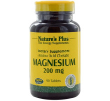 Магній хелат Nature's Plus Magnesium 200 мг 90 таб