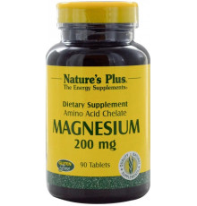 Магній хелат Nature's Plus Magnesium 200 мг 90 таб