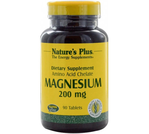Магній хелат Nature's Plus Magnesium 200 мг 90 таб