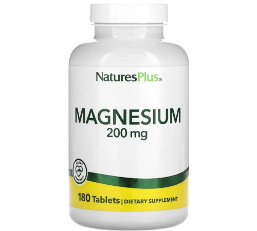 Магний хелат Nature's Plus Magnesium 200 мг 180 таб