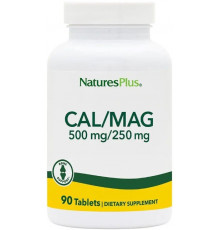 Кальцій та магній Nature's Plus Cal/Mag 500 мг / 250 мг 90 таб