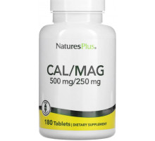 Кальций и магний Nature's Plus Cal/Mag 500/250 мг 180 табл