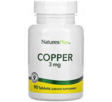 Мідь Nature's Plus Copper 3 мг 90 таблеток