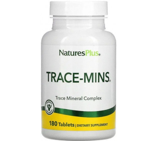 Мультимінерали Nature's Plus Trace-Mins 180 таб