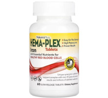 Вітаміни та мінерали NaturesPlus Hema-Plex 60 таб