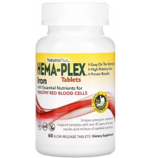 Вітаміни та мінерали NaturesPlus Hema-Plex 60 таб