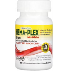 Вітаміни та мінерали NaturesPlus Hema-Plex 60 таб