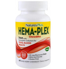 Вітамінно-мінеральний комплекс Nature's Plus Hema-Plex 60 жев таб ягоды
