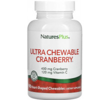 Журавлина з вітаміном C Nature's Plus Cranberry With Vitamin C 90 жев таб клюква-клубника