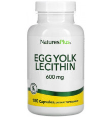 Лецитин яєчний Nature's Plus Egg Yolk Lecithin 300 мг 180 капсул