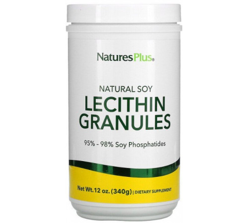 Лецитин із сої Nature's Plus Lecithin Granules Plus 340 гранули