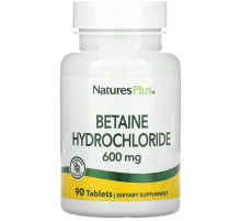 Бетаина гидрохлорид Nature's Plus Betaine Hydrochloride 600 мг 90 таблеток