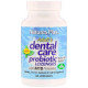 Гігієна ротової порожнини з пробіотиком для дорослих Natures Plus Dental Care м'ятний смак 60 льодяників