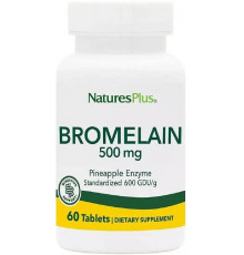 Бромелайн Nature's Plus  Bromelain 500 мг 60 таб