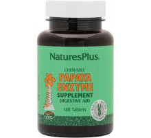 Фермент папайї Nature's Plus Papaya Enzyme 180 жев таб