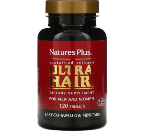 Комплекс для волосся із сповільненим вивільненням Nature's Plus Ultra Hair 120 таб