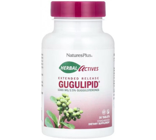 Гуггул Nature's Plus Gugulipid 1000 мг 30 таблеток