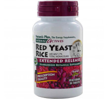 Червоний дріжджовий рис Nature's Plus Red Yeast Rice 600 мг 30 таблеток