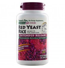 Червоний дріжджовий рис Nature's Plus Red Yeast Rice 600 мг 60 таблеток