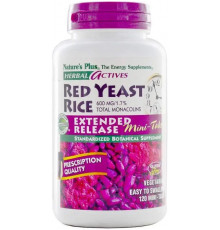Червоний дріжджовий рис Nature's Plus Red Yeast Rice 600 мг 120 таб