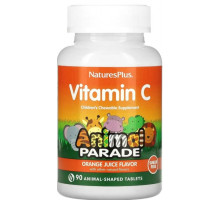 Витамин С для детей жевательный Nature's Plus  Vitamin C  Animal Parade 90 жев таб апельсин