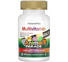 Мультивитамины и минералы для детей Animal Parade Gold Multi-Vitamin 60 жев таб асорти