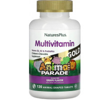 Вітаміни для дітей Nature's Plus Children's Chewable Multi-Vitamin 120 жув таб виноград