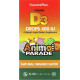 Витамин Д3 жидкий Natures Plus Vitamin D3 Liquid Drops Animal Parade 10мл апельсин