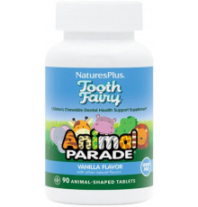 Пробіотики для дітей Nature's Plus Animal Parade Tooth Fairy Probiotic 90 таб Ваніль