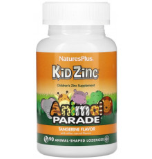 Цинк для дітей Nature's Plus Animal Parade Kid Zinc 90 льодяників Мандарин