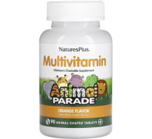 Вітаміни та мінерали для дітей Nature's PlusMulti-Vitamin & Mineral Supplement 90 таб. апельсин