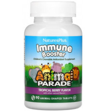 Вітаміни для дітей Nature's Plus Animal Parad Kids Immune Booster 90 жув таб Тропік