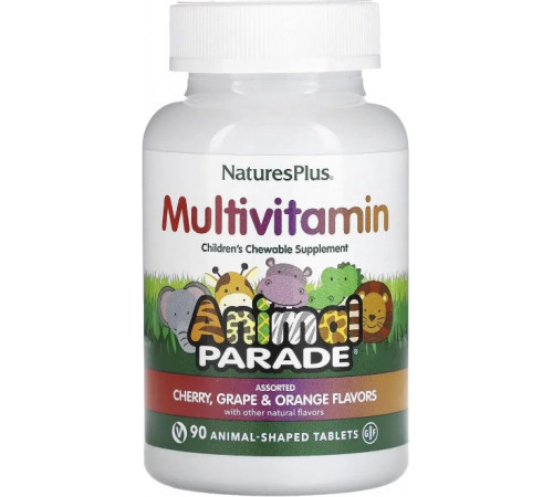 Вітаміни та мінерали для дітей Nature's Plus Multi-Vitamin & Mineral Supplement 90 жув таб ассорти