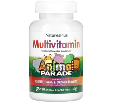 Вітаміни для дітей Nature's Plus Animal Parade Children's Multi-Vitamin 180 таб Фрукти