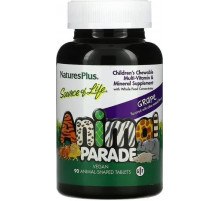 Витамины и минералы для детей Nature's Pluss Chewable Multi-Vitamin & Mineral 90 жув таб виноград