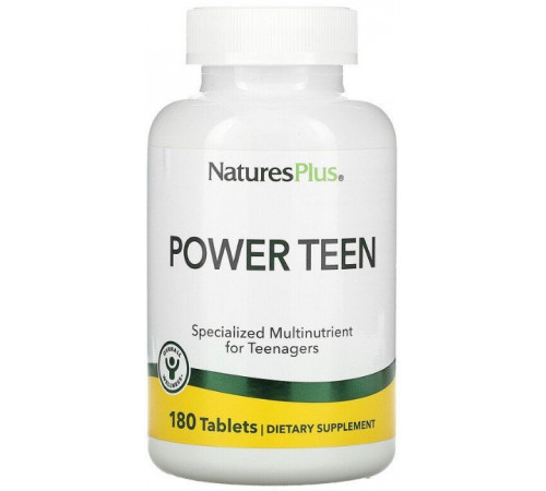 Вітаміни для підлітків Nature's Plus Power Teen 180 таблеток