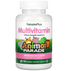 Витамины для детей Nature's Plus Animal Parade Multi-Vitamin and Mineral 180 жев таб Арбуз