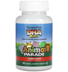 Риб'ячий жир для дітей Nature's Plus Animal Parade DHA for Kids90 жув конф вишня
